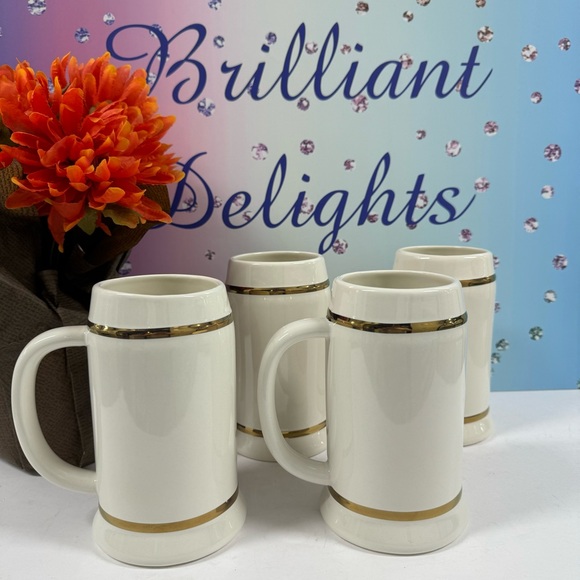 🍻SALE 4pc LIM ED ROWING BLAZERS BEER STEINS - Picture 7 of 10